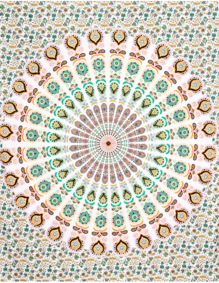 Mandala double bedspread