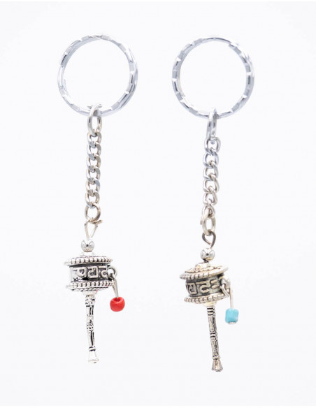 Prayer Wheel Keychain