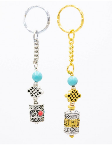 Tibetan Rotating Keyring