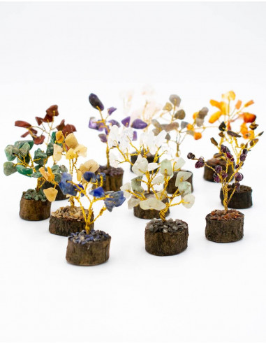 Pack of 12 Mineral Stone Trees