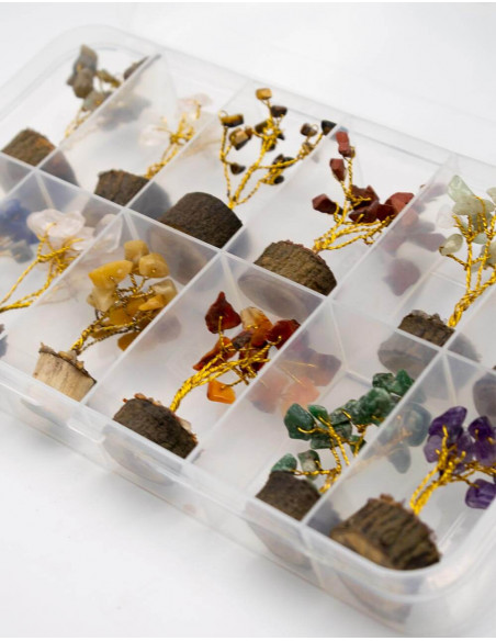 Pack 12 Mineral Stone Trees