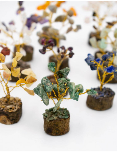 Pack of 12 Mineral Stone Trees