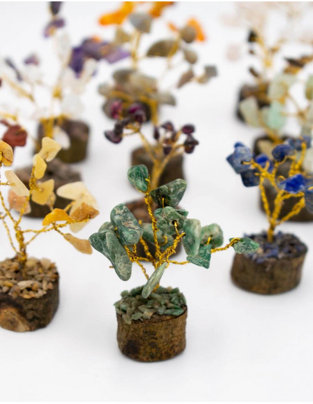 Pack of 12 Mineral Stone Trees