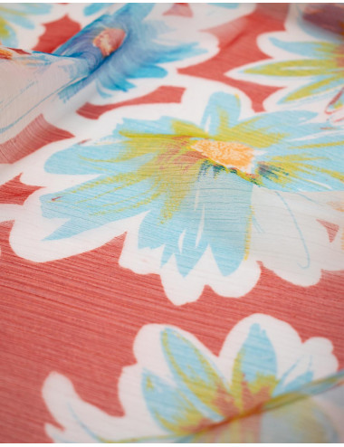 Chiffon Floral Scarf