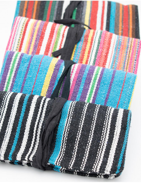 Striped cigarette case