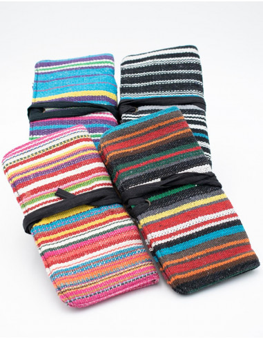 Striped cigarette case