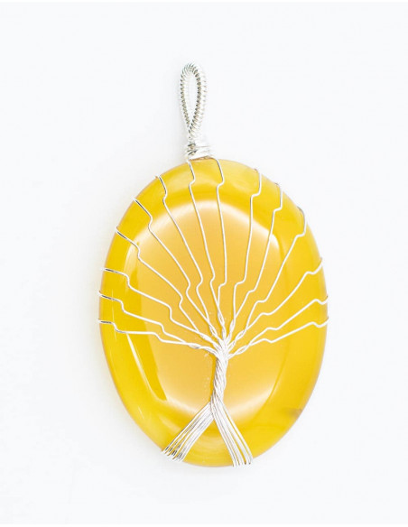 Pendant Stone with Tree