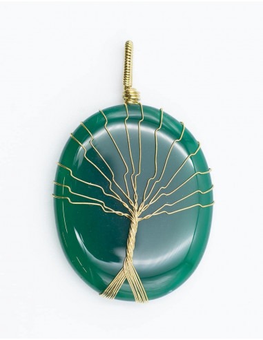 dije-verde-piedra-mineral-arbol-metal