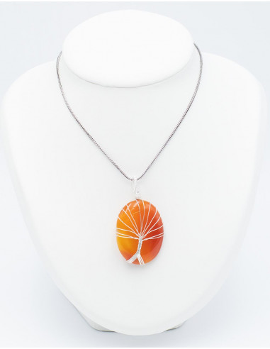 Pendant Stone with Tree