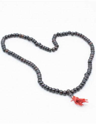Japa Mala Dark Brown Bone