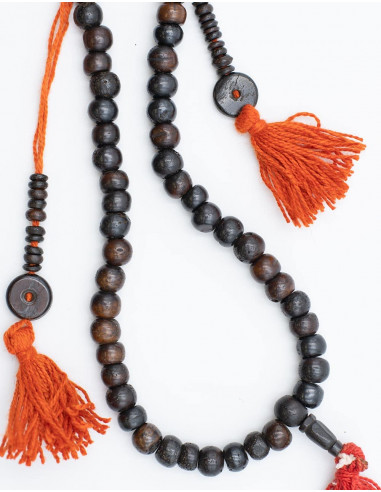 Japa Mala Hueso with Counters