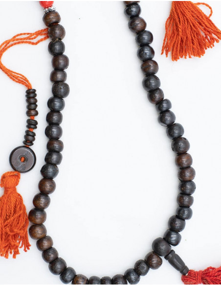 Japa Mala Hueso with Counters
