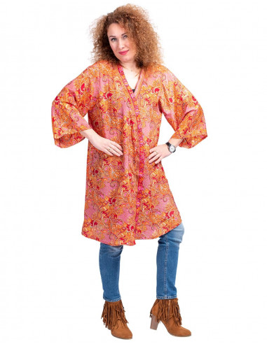 kimono-primavera-verano-naranja-mujer
