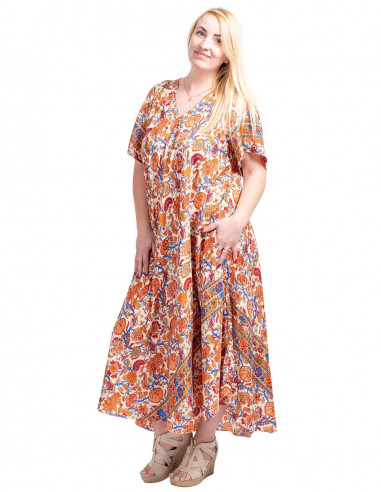 vestido-seda-estampado-naranja-verano