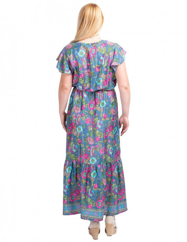 Silk Print Dress