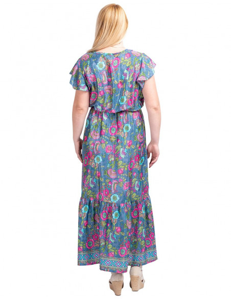 Silk Printed Dress
