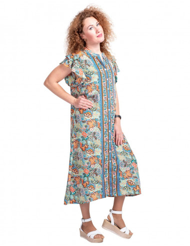 vestido-midi-mujer-verano-verde