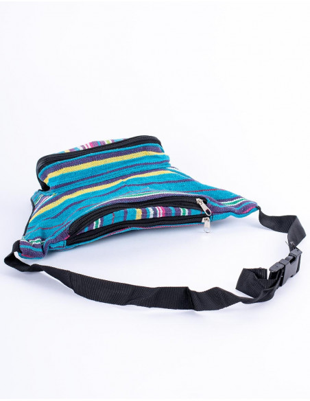 Large Striped Fanny Pack