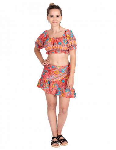 conjunto-falda-top-mujer-verano-salmon