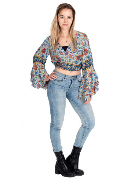 Wide Sleeves Top