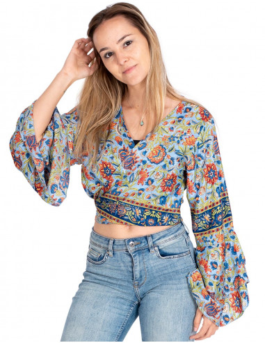Wide Sleeves Top
