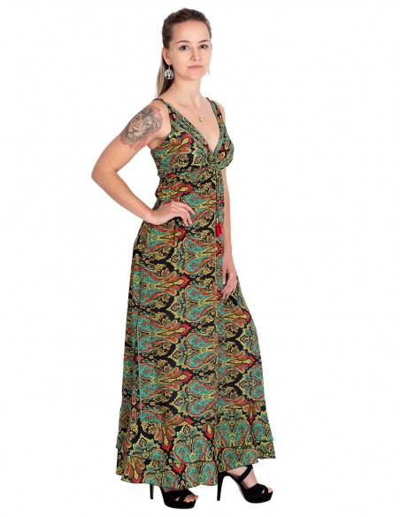 vestido-largo-verde-tirantes-verano