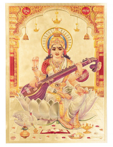 Foil Sticker Saraswati