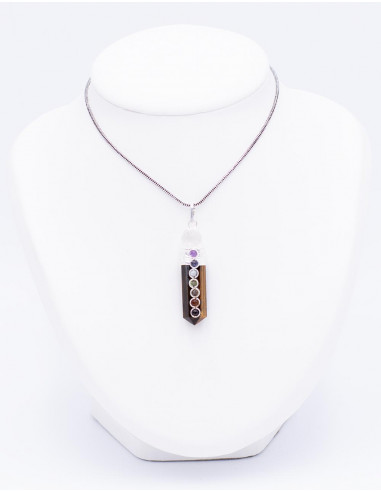 Octagonal pendant with ball