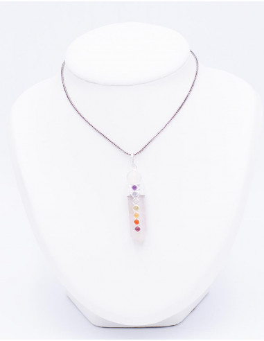 Octagonal pendant with ball