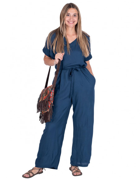 Plain Long Jumpsuit