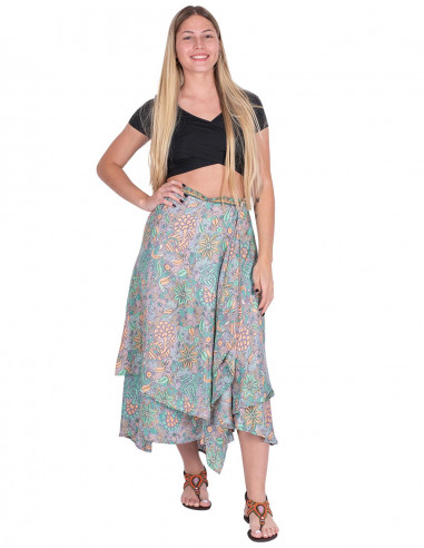 Long Skirt Two Layers