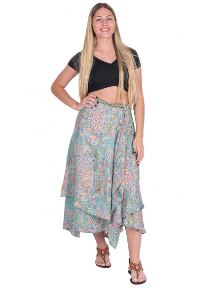Long Skirt Two Layers