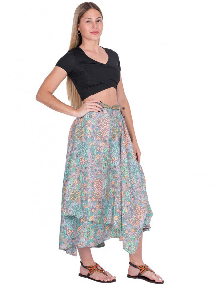 Two-Layer Long Skirt