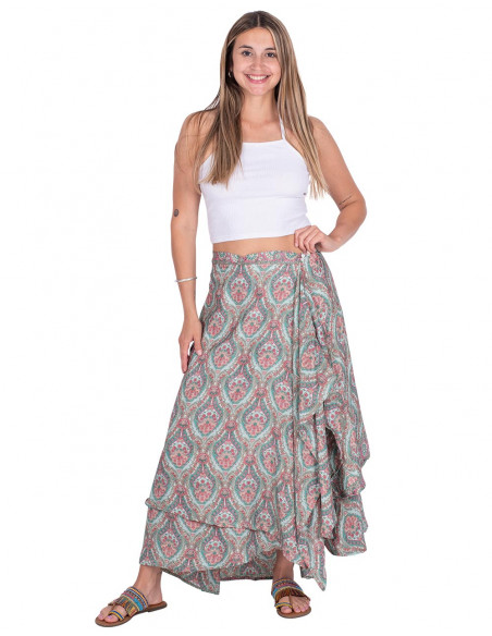 Long Skirt Two Layers