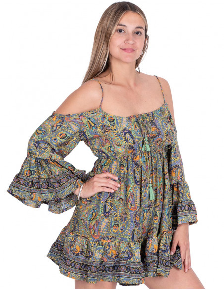 Off-the-shoulder dress