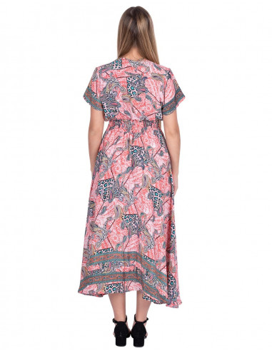 vestido-largo-botones-primavera-verano-rosa