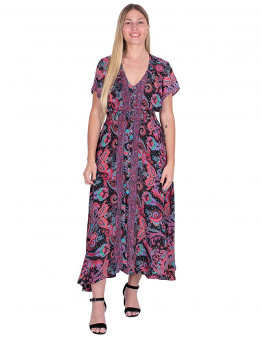 Long Button-Down Dress