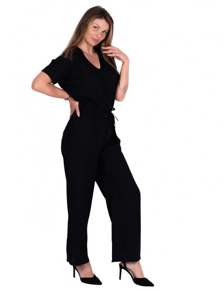 Plain Long Jumpsuit