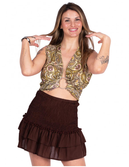 top-sin-mangas-para-atar-ocre