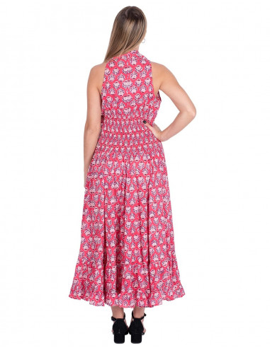 vestido-algodon-volantes-cuello-rosa