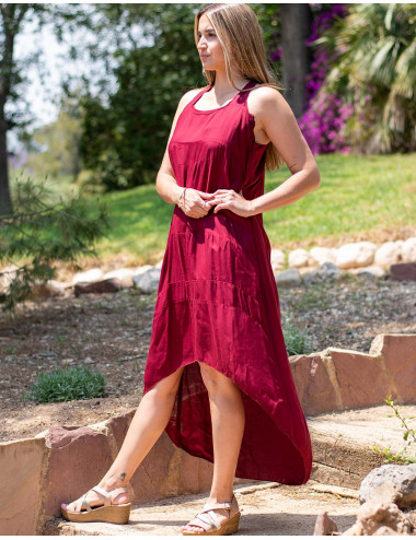 Short dress in the front, long dress in the back