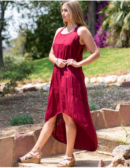 Short dress in the front, long dress in the back