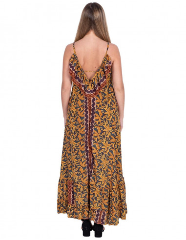 Ruffled Back Dress