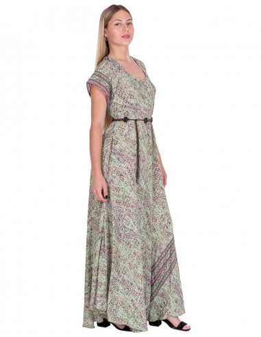 vestido-largo-y-amplio-estampado-verde