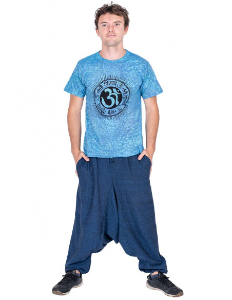copy of HPA50035 - Blue Harem Pants