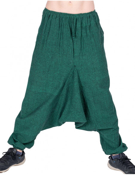 pantalon-afgano-verde-algodon-rustico