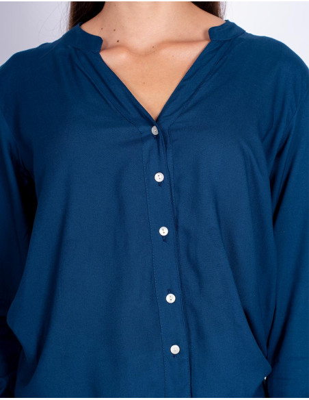 camisa-rayon-azul-mangas-largas