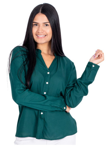 Green Button-Down Shirt