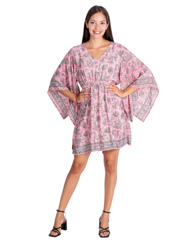 Silk Floral Dress