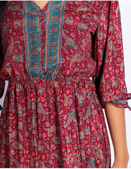 Button-down Midi Dress